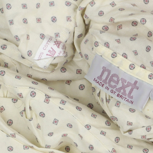 Next Women's Ivory Polka Dot Blouse Size 14