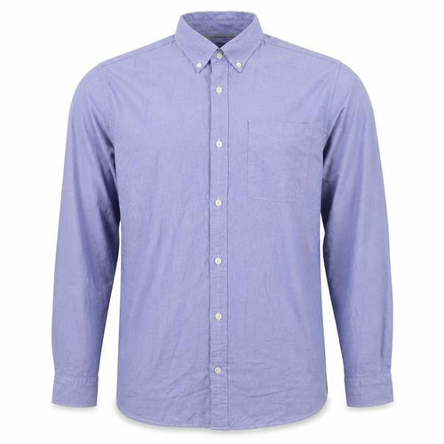 Jack & Jones Mens Blue XL Long Sleeve Button-Up Shirt