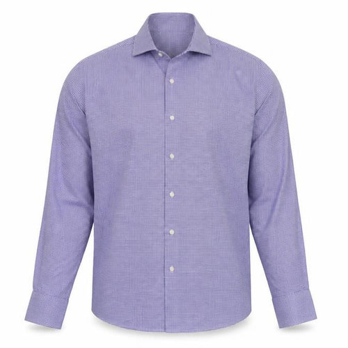 Gianni Feraud Men's Blue Slim Fit Check Shirt 16