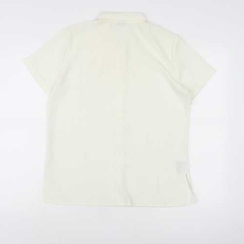 Marks and Spencer Ivory Collared Button-Up Shirt