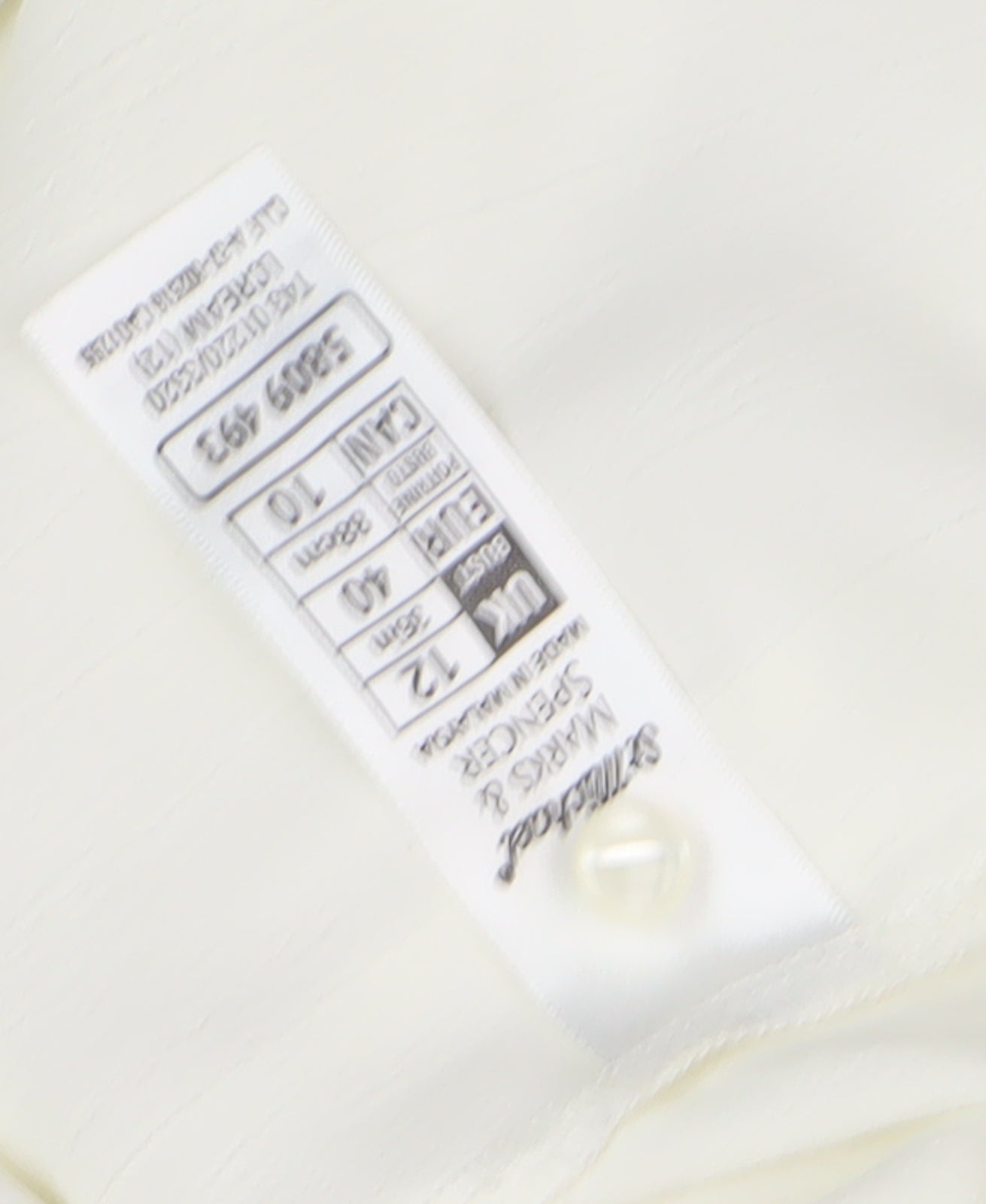 Marks and Spencer Ivory Collared Button-Up Shirt