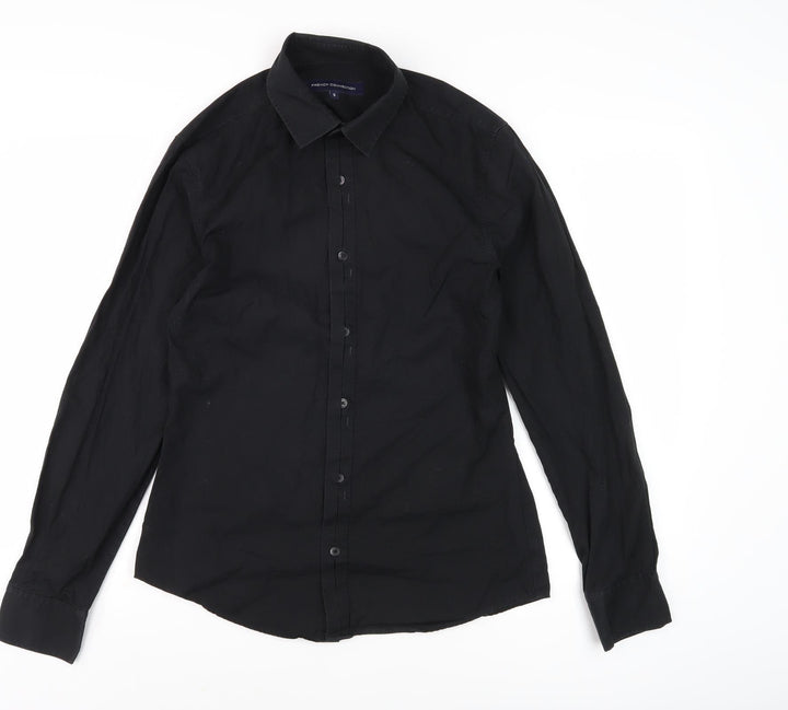 French Connection Men's Black S Dress Shirt