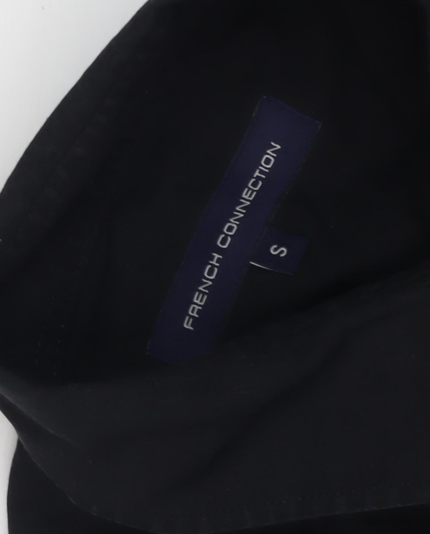 French Connection Men's Black S Dress Shirt