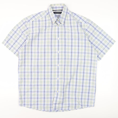 Hathaway Men's Plaid Shirt Multicoloured L Casual