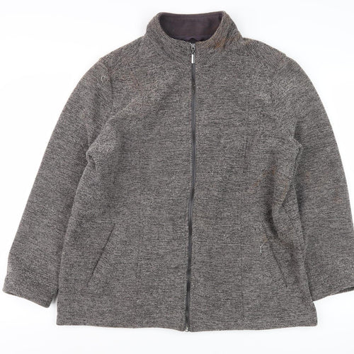 Marks and Spencer Women’s Grey Jacket, Size 16, Full Zip