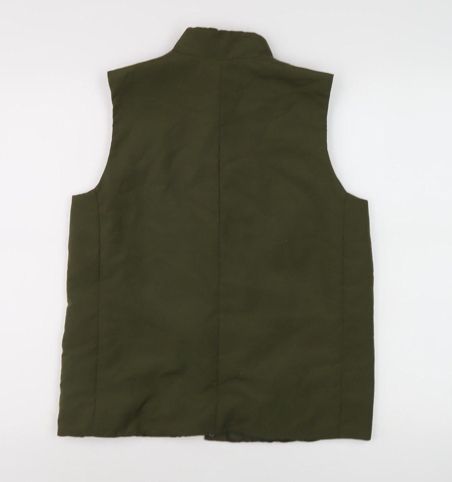 BHS Women's Green Sleeveless Waistcoat Size 10