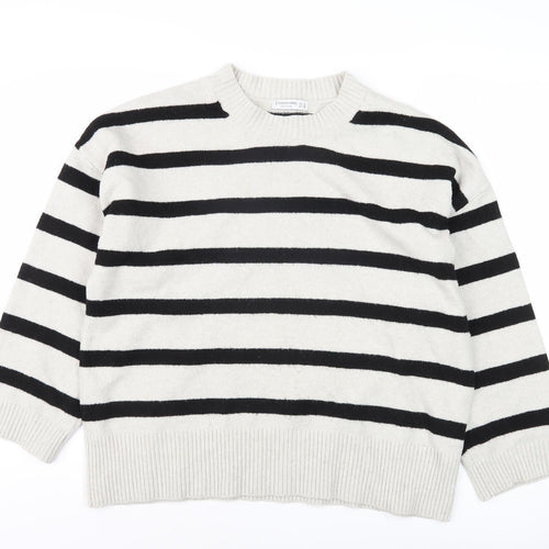 Stradivarius Women's Black Pullover Jumper Size 12