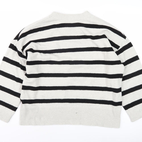 Stradivarius Women's Black Pullover Jumper Size 12
