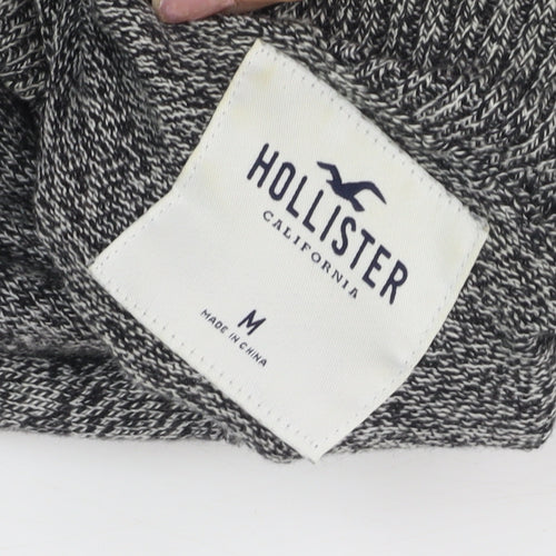 Hollister Men's Grey Roll Neck Pullover Jumper M