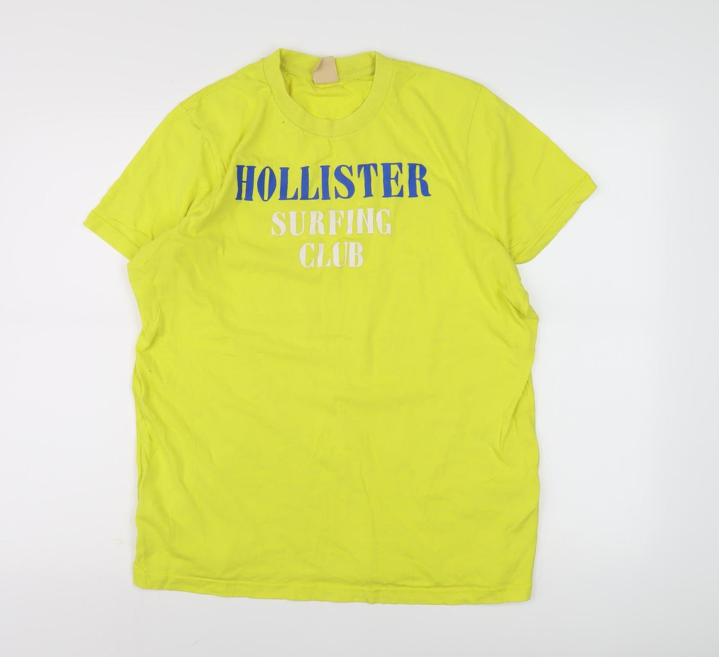 Hollister Men's XL Yellow Surfing T-Shirt