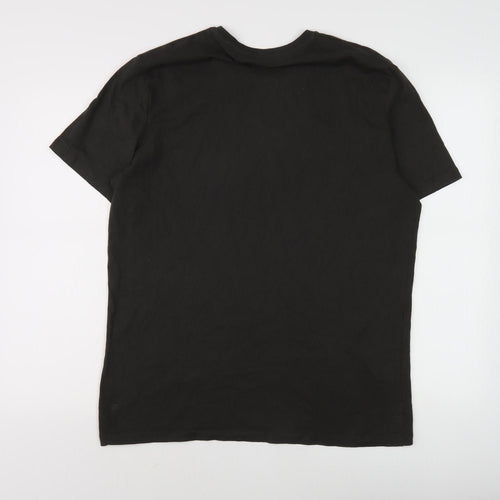 Guinness Men's Black Graphic Print T-Shirt - Large