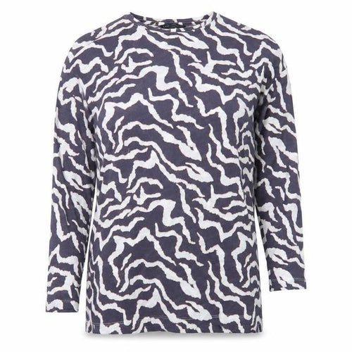 Marks and Spencer Animal Print Women's T-Shirt, Size 10, Grey