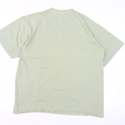 Zantos Men's Green Crew Neck T-Shirt, Medium