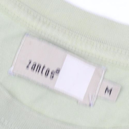 Zantos Men's Green Crew Neck T-Shirt, Medium