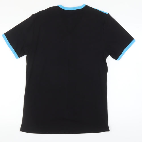 Emporio Armani Men's Black Blue T-Shirt, Size L