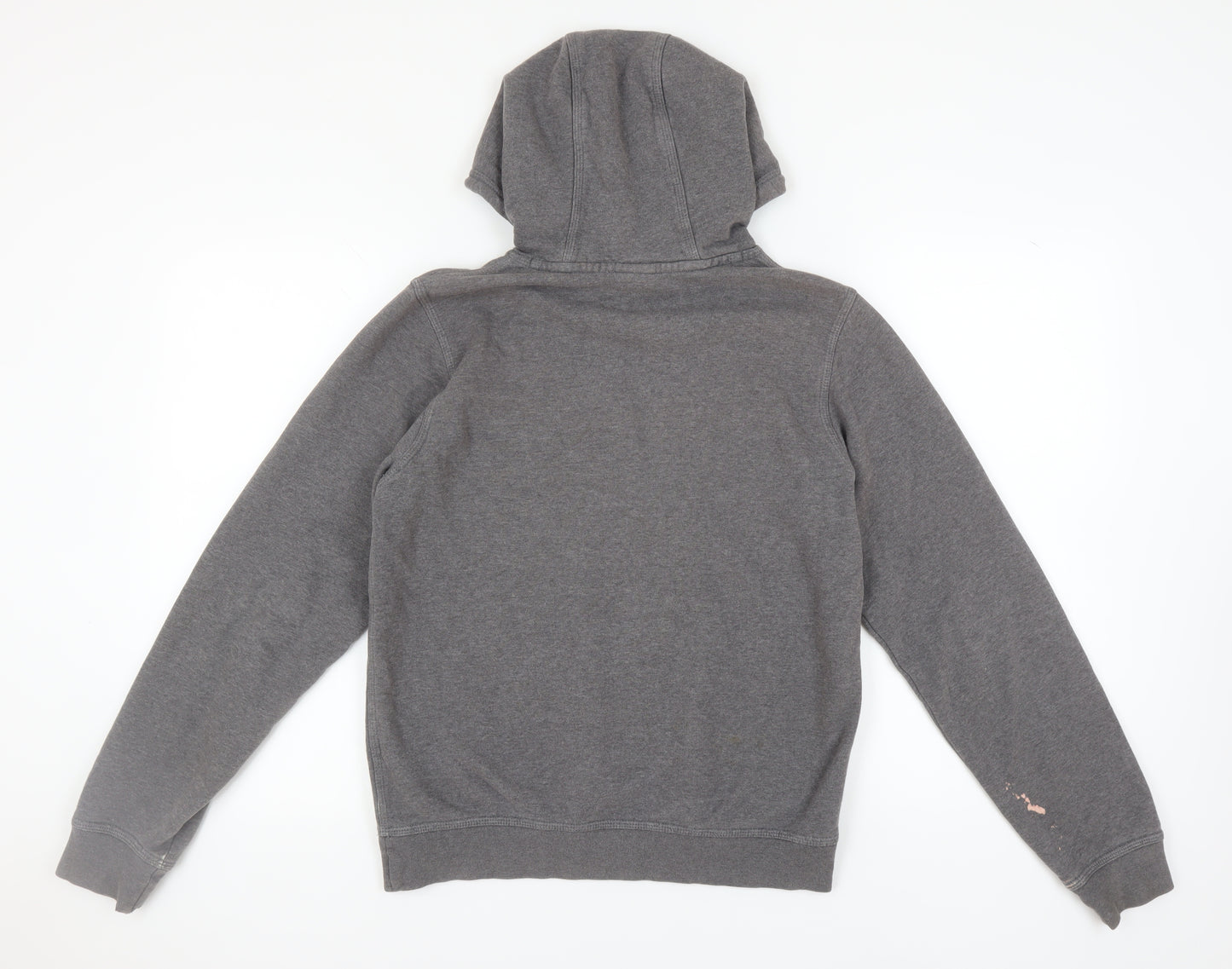 Nike Men's Grey Pullover Hoodie S Logo Hooded