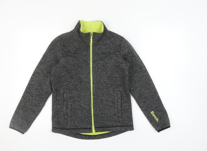 Bench Boys Grey Full Zip Casual Winter Jacket 11-12 Years
