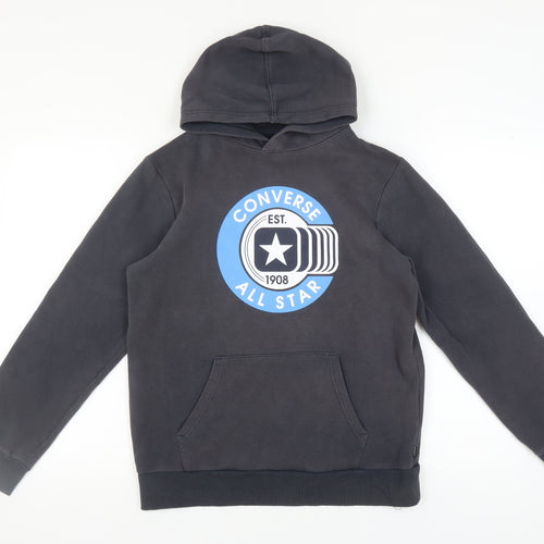 Converse Teens Black Logo Hoodie XL Pullover