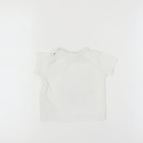 Jasper Conran Unisex Baby T-Shirt 9-12 Months White Whale