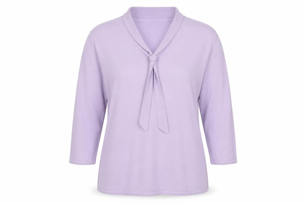 Eastex Women's Purple Cowl Neck Jumper Size 14
