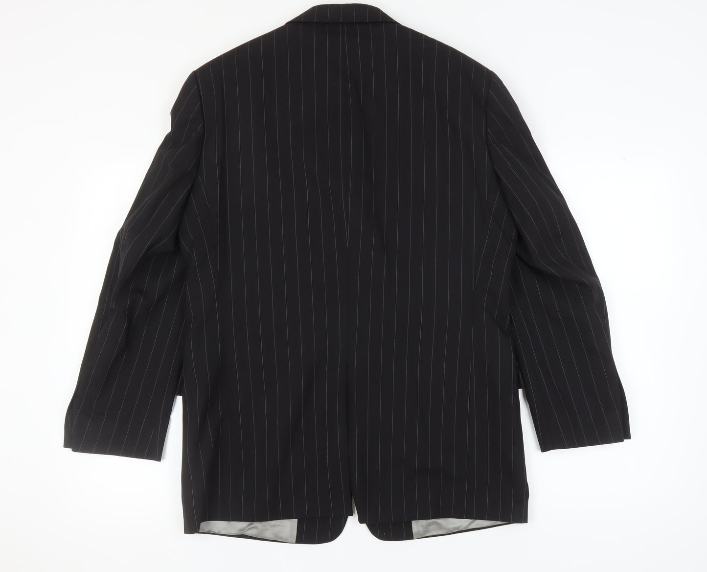 Pierre Cardin Men's Black Striped Suit Jacket 40S