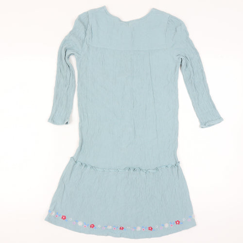 FatFace Girls Green Embroidered Dress 11-12 Years