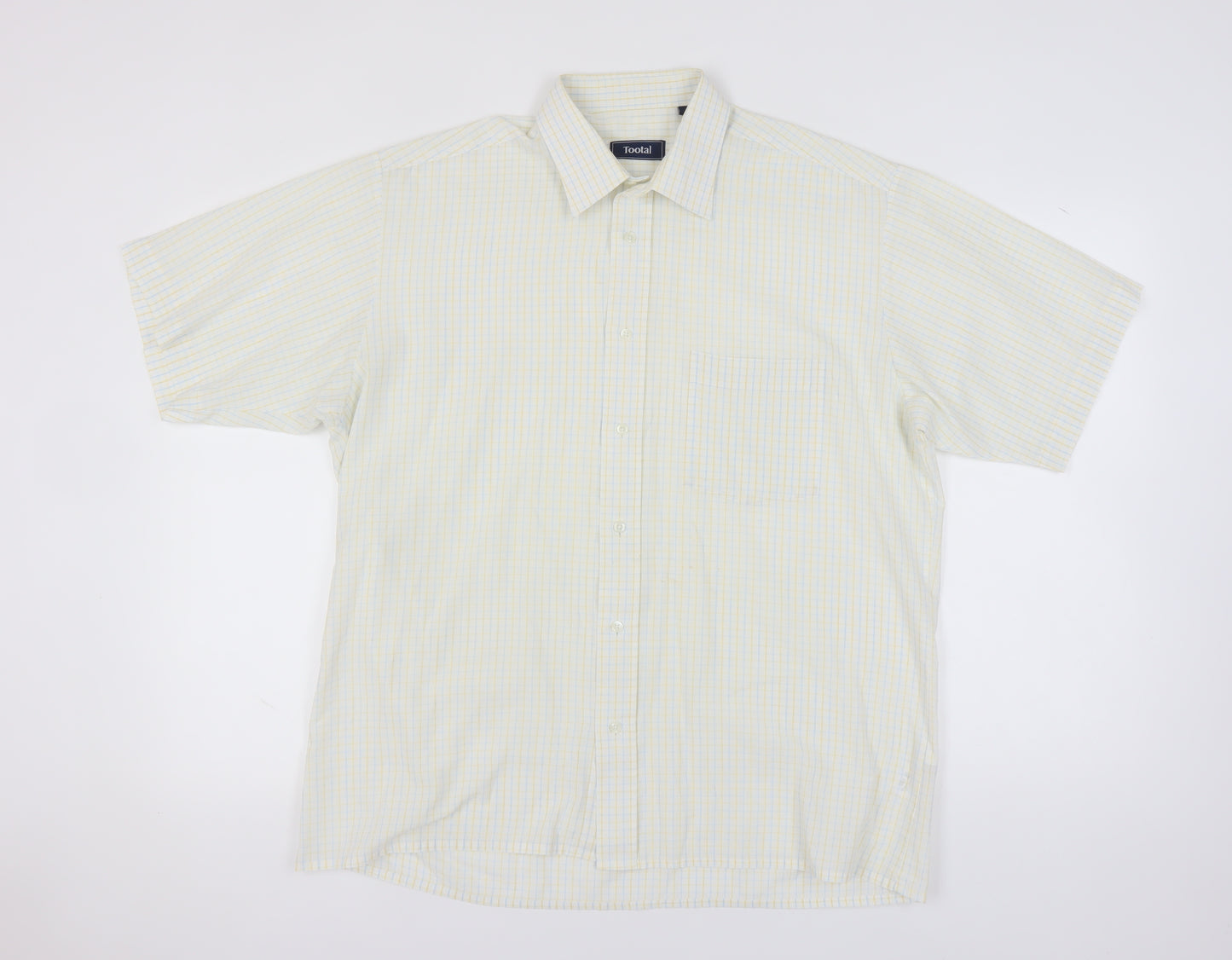 Tootal Men's Multicoloured Check Shirt - Large