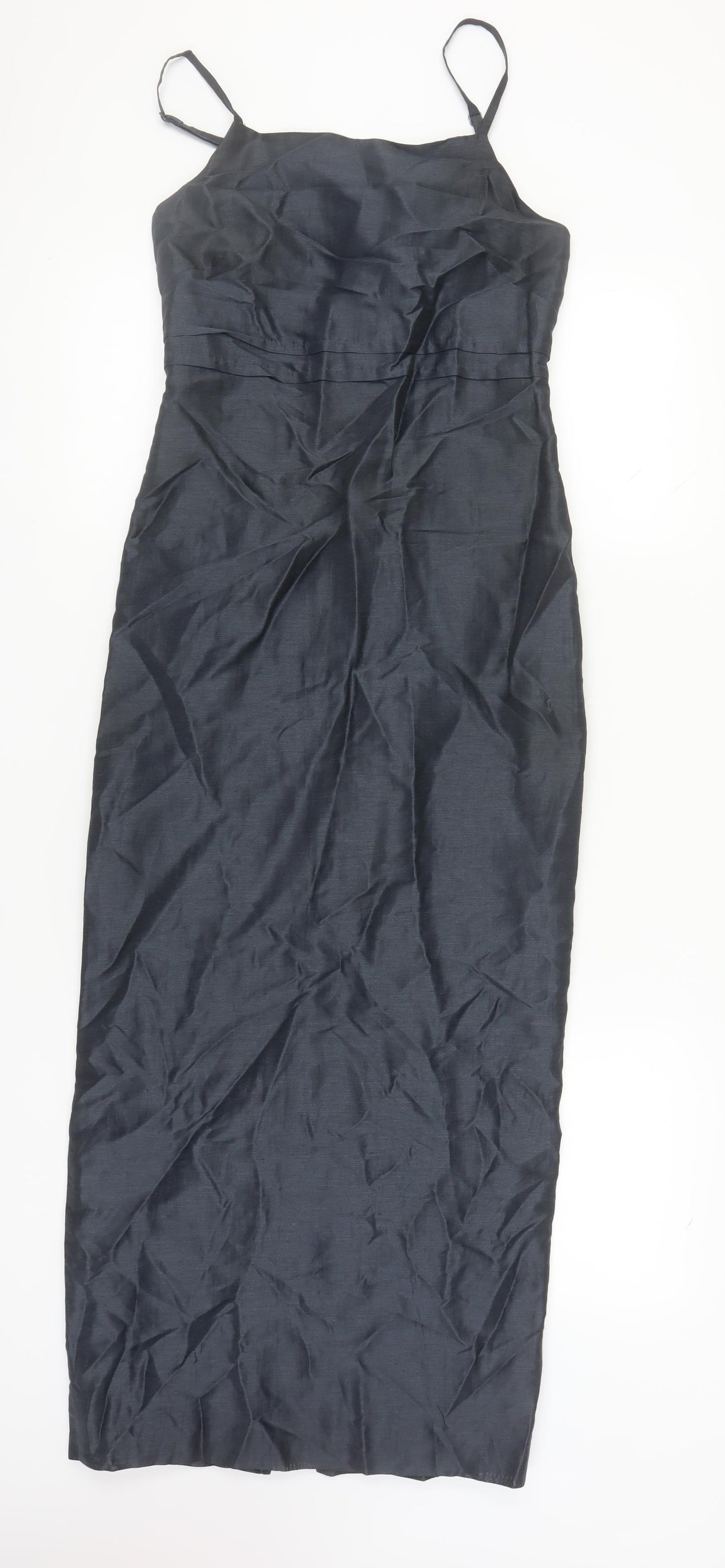 Sticky Fingers Black Long Linen Dress Size 8