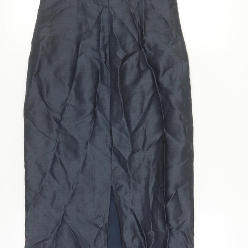 Sticky Fingers Black Long Linen Dress Size 8