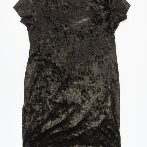 Saloos Women's Black Sheath Dress, Size 16, Party Style