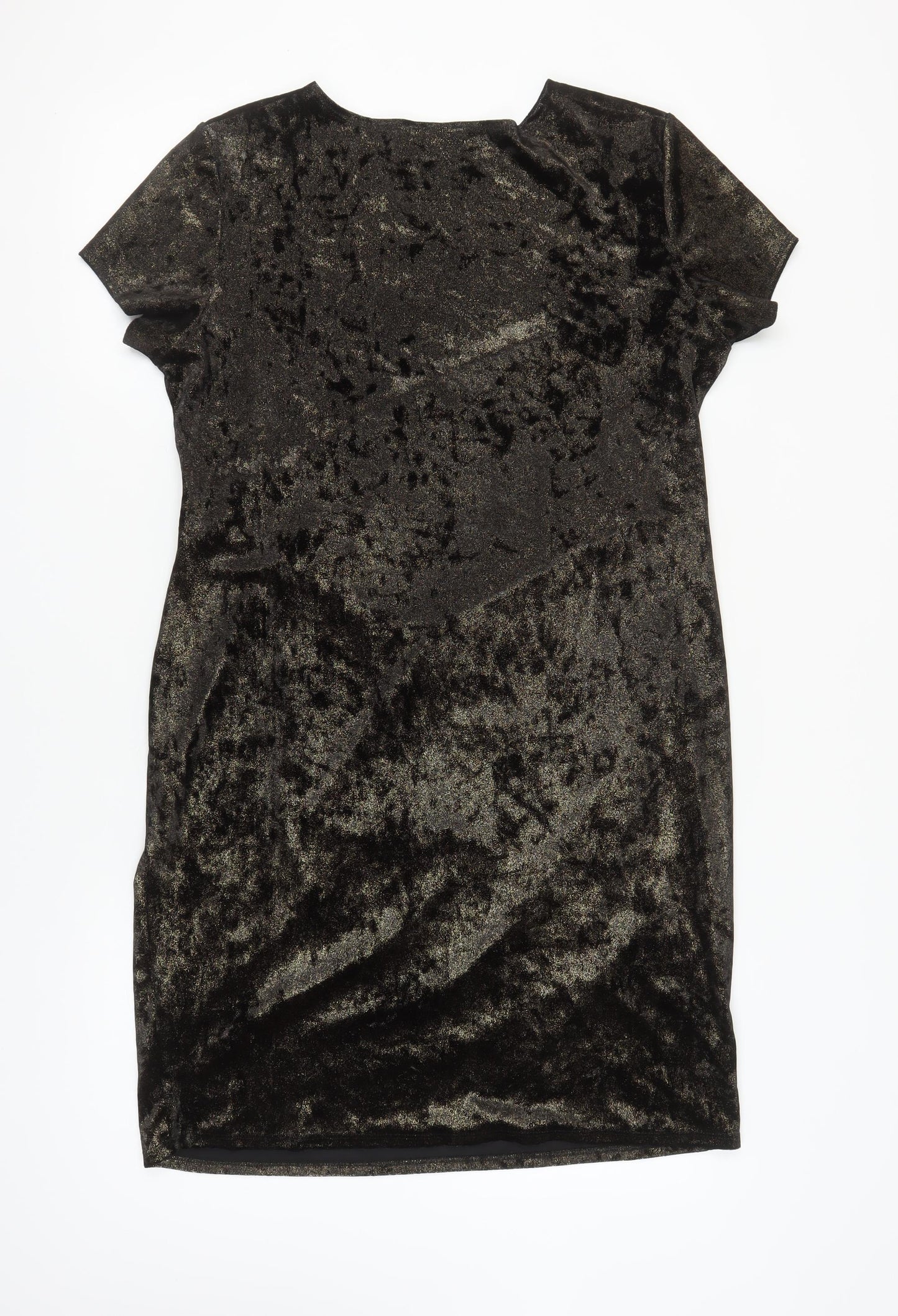 Saloos Women's Black Sheath Dress, Size 16, Party Style