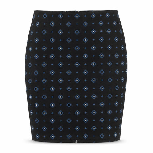 Marks and Spencer Women's Black Geometric Pencil Skirt - Size 20