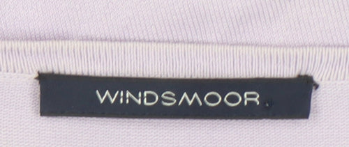 Windsmoor Women's Purple Embroidered Cardigan