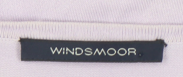 Windsmoor Women's Purple Embroidered Cardigan