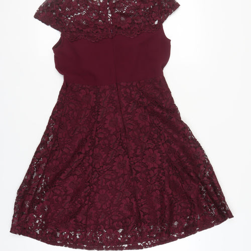 Dorothy Perkins Women Red A-Line Party Dress Size 10