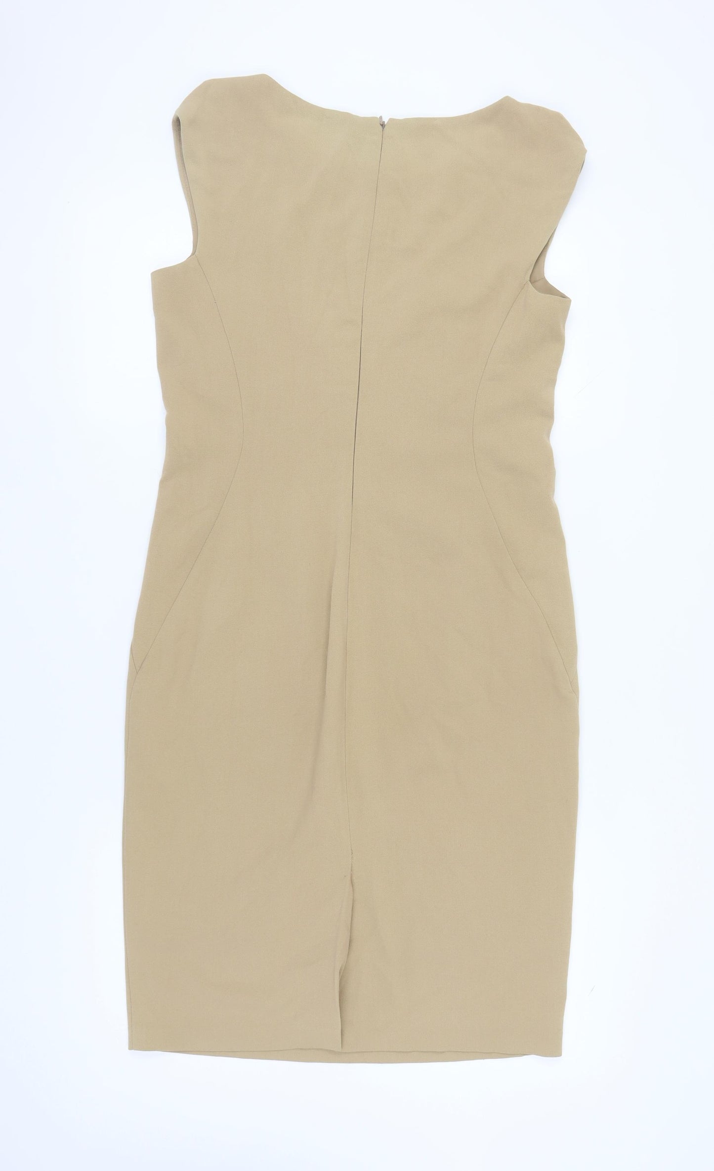 Phase Eight Beige Sheath Dress for Women, Size 14
