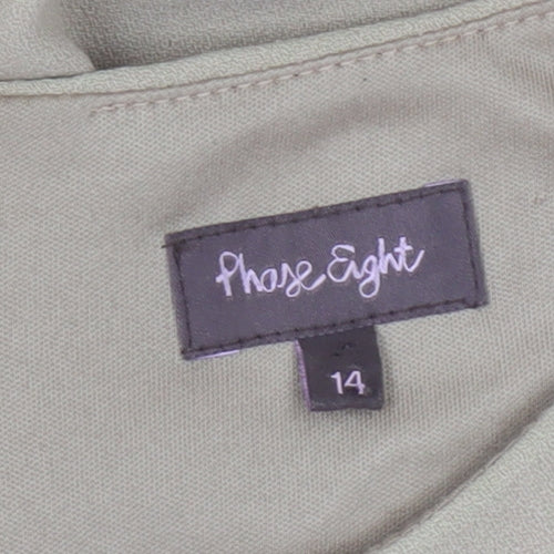 Phase Eight Beige Sheath Dress for Women, Size 14