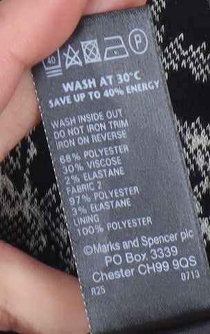 Marks and Spencer Women's Animal Print Pencil Dress Size 12