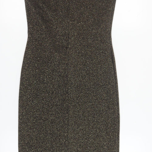 Ted Baker Women's Black Glitter Bodycon Dress
