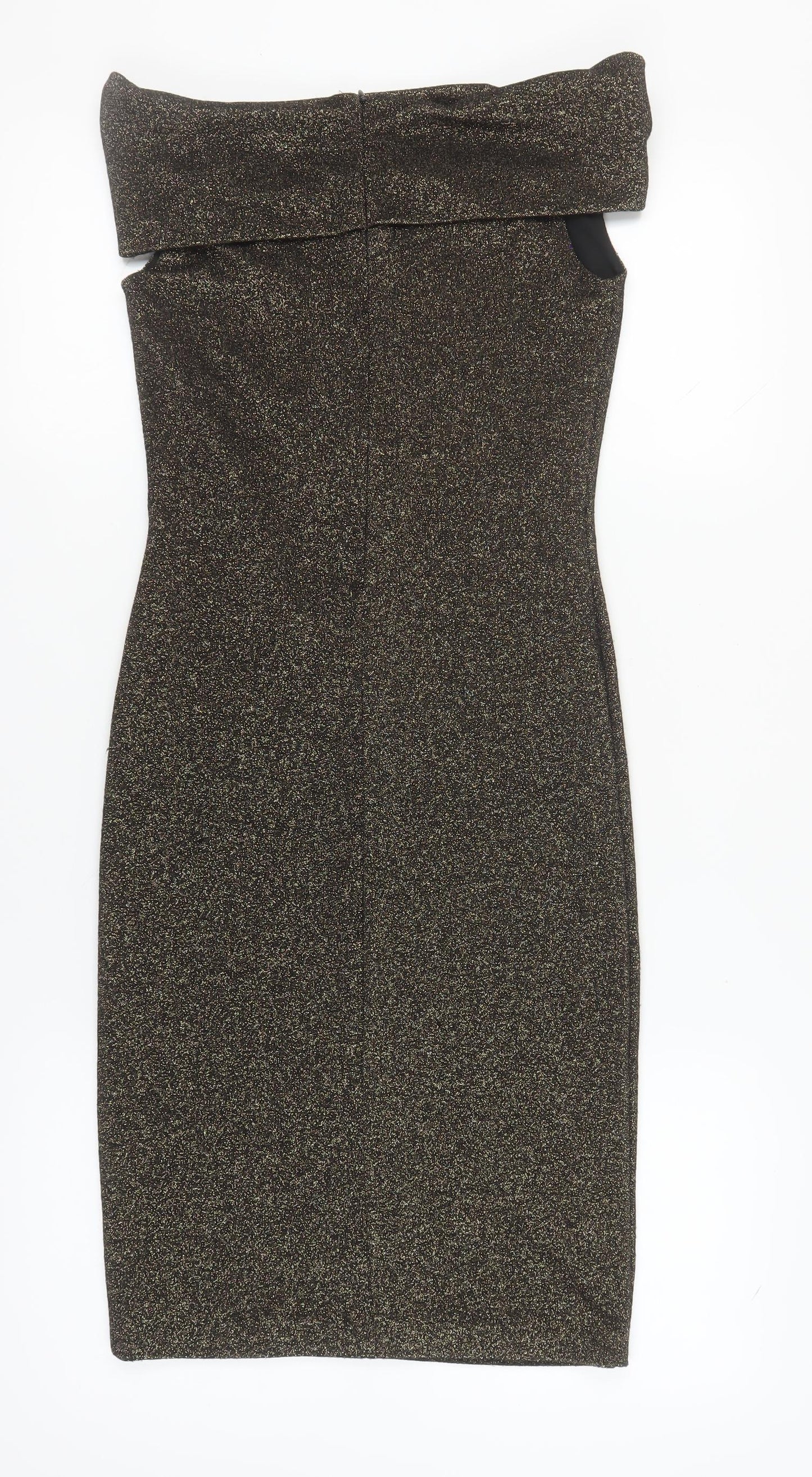 Ted Baker Women's Black Glitter Bodycon Dress