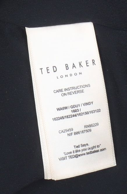 Ted Baker Women's Black Glitter Bodycon Dress