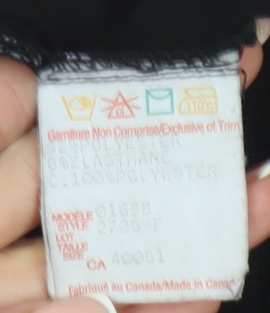 Frank Lyman Women's Polka Dot Blouse, Black, Size 12