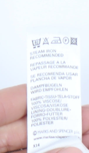 Marks and Spencer Women's Midi Geometric Skirt