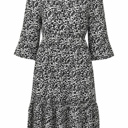 ZARA Women's Black Floral Midi Dress XS
