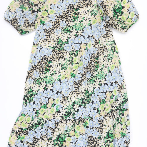 H&M Women’s Multicoloured Floral Dress, Size S