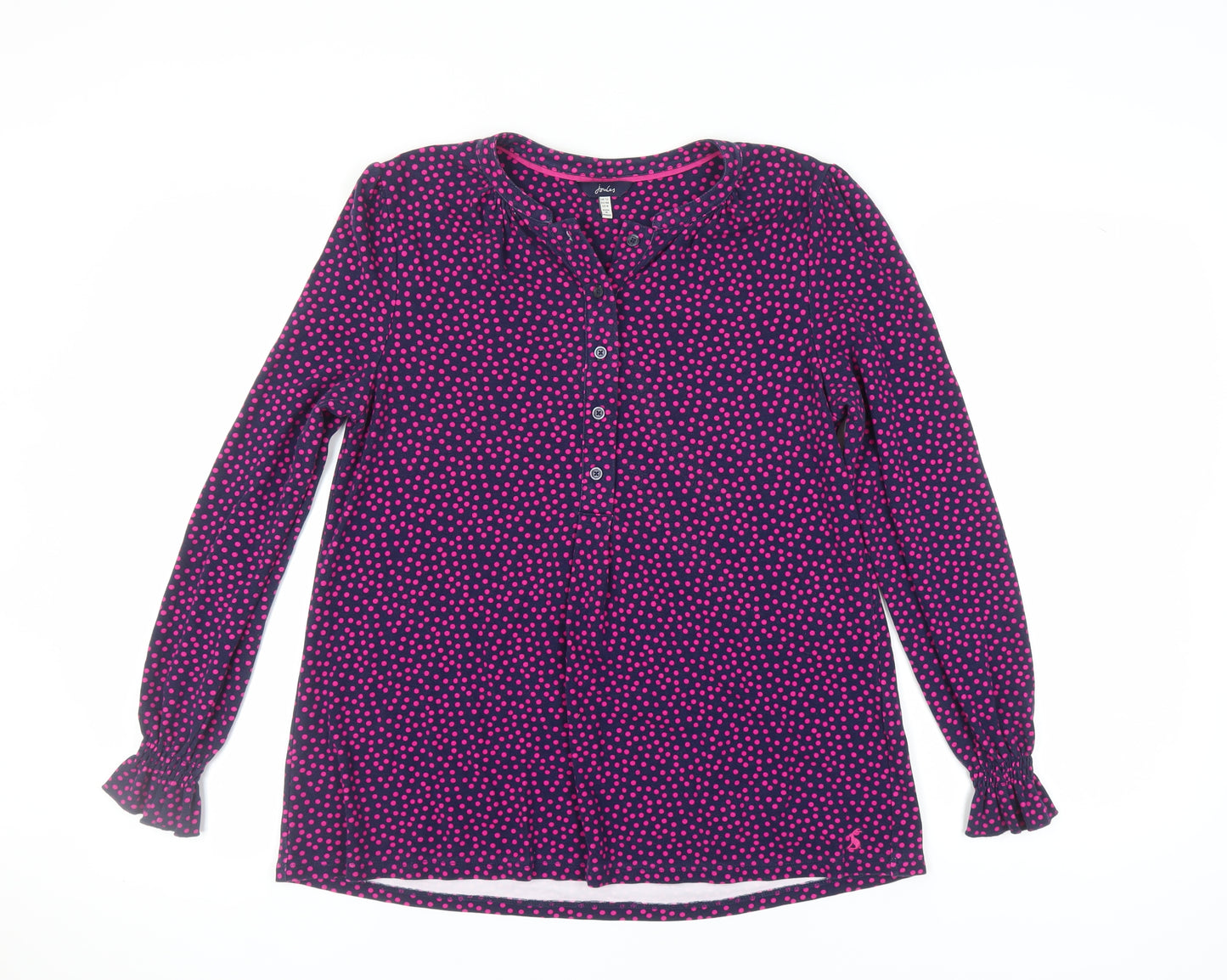 Joules Women's Multicoloured Polka Dot Blouse Size 12