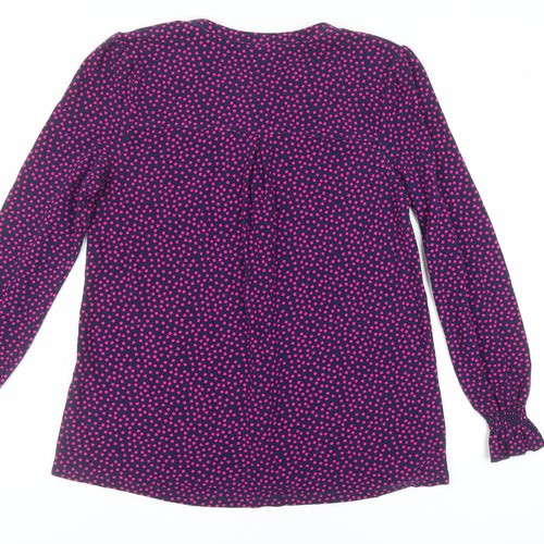 Joules Women's Multicoloured Polka Dot Blouse Size 12