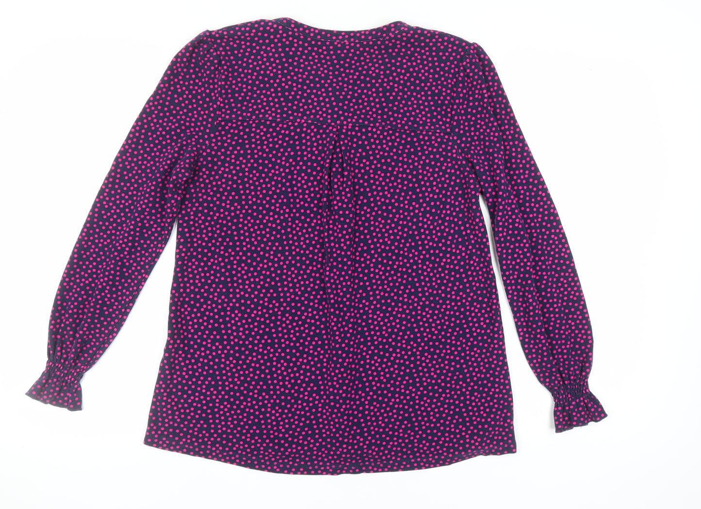 Joules Women's Multicoloured Polka Dot Blouse Size 12