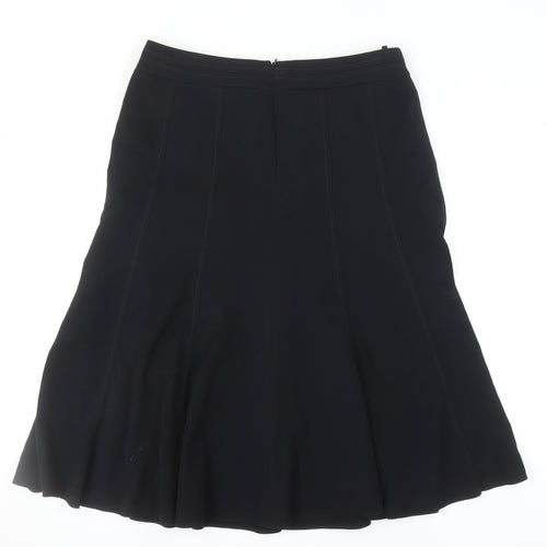 Marks and Spencer Women's Black Midi Skirt Size 14
