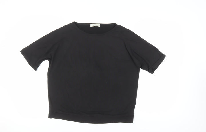 Oasis Women’s Black T-Shirt, Size S, Classic Casual